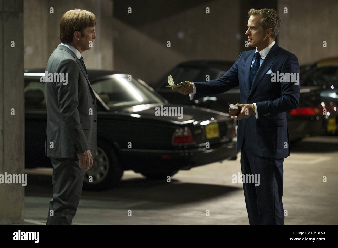 Bob Odenkirk, Patrick Fabian,' meglio chiamare Saul' stagione 3 (2017) AMC Foto Stock