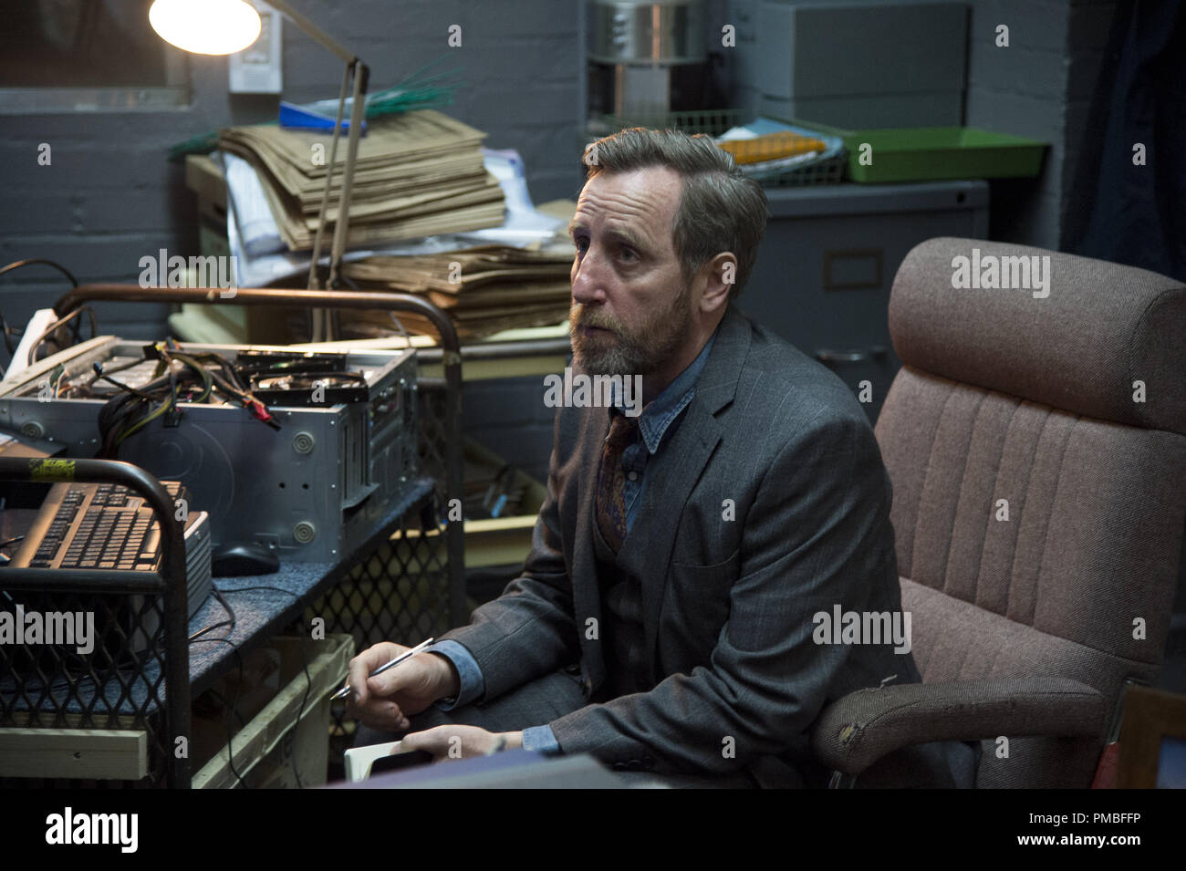 Michael Smiley, "Luther stagione 4 (2015) BBC Worldwide Foto Stock