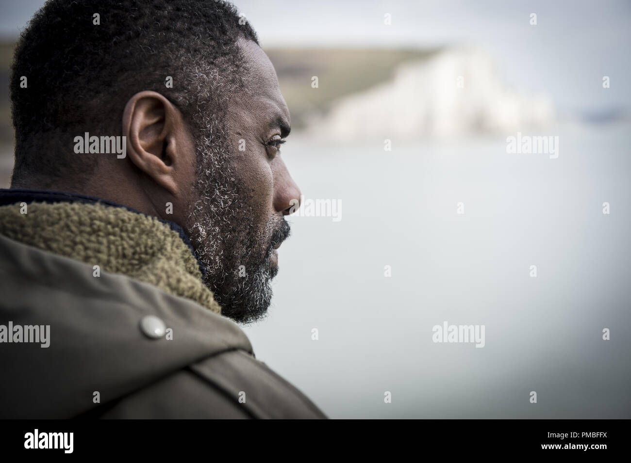 Idris Elba, "Luther stagione 4 (2015) BBC Worldwide Foto Stock