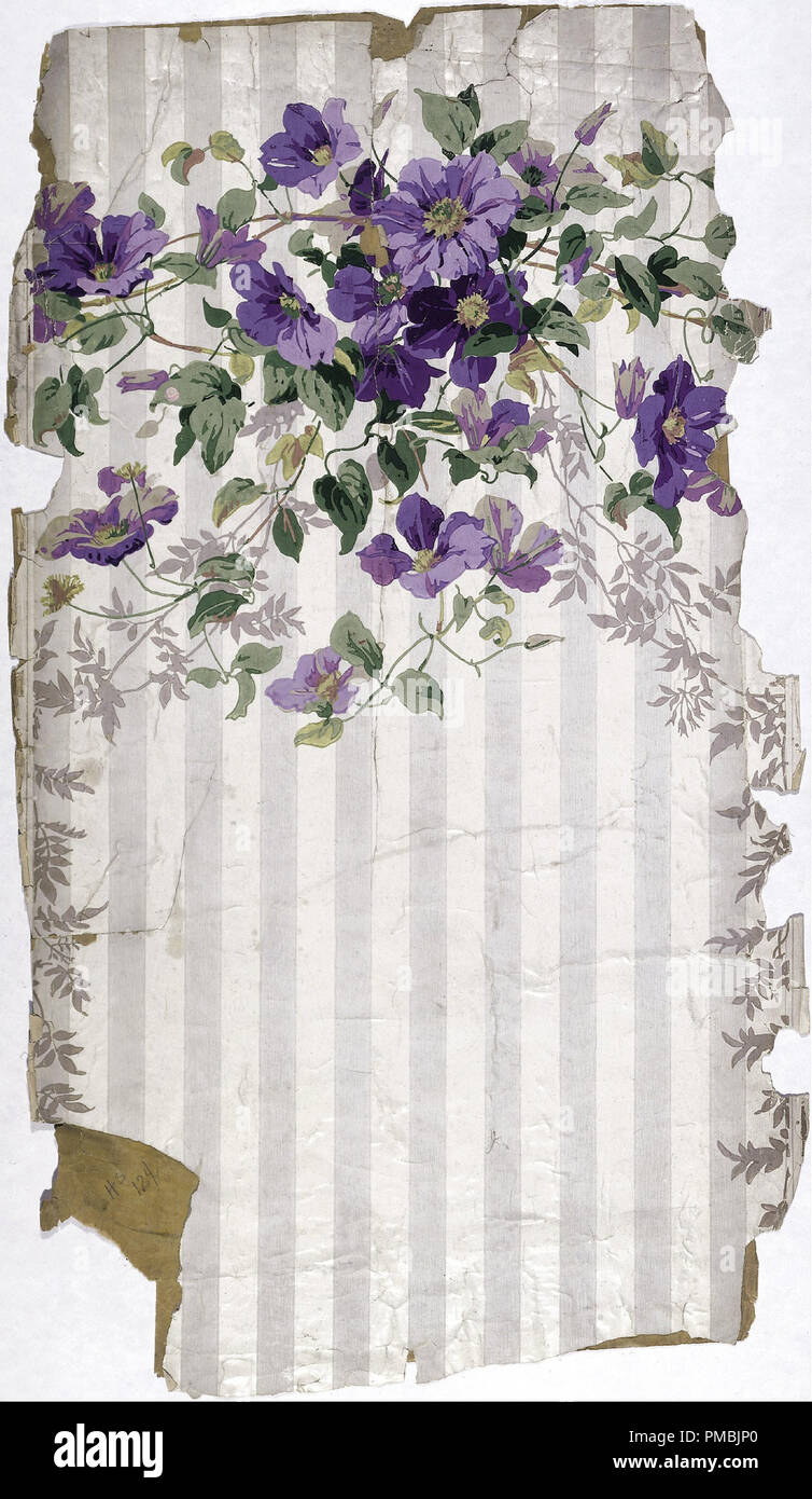 La parete laterale. Data/Periodo: 1900-25. La parete laterale. Blocco-stampato su carta. Altezza: 955 mm (37.59 in); larghezza: 550 mm (21.65 in). Autore: Sconosciuto. Foto Stock