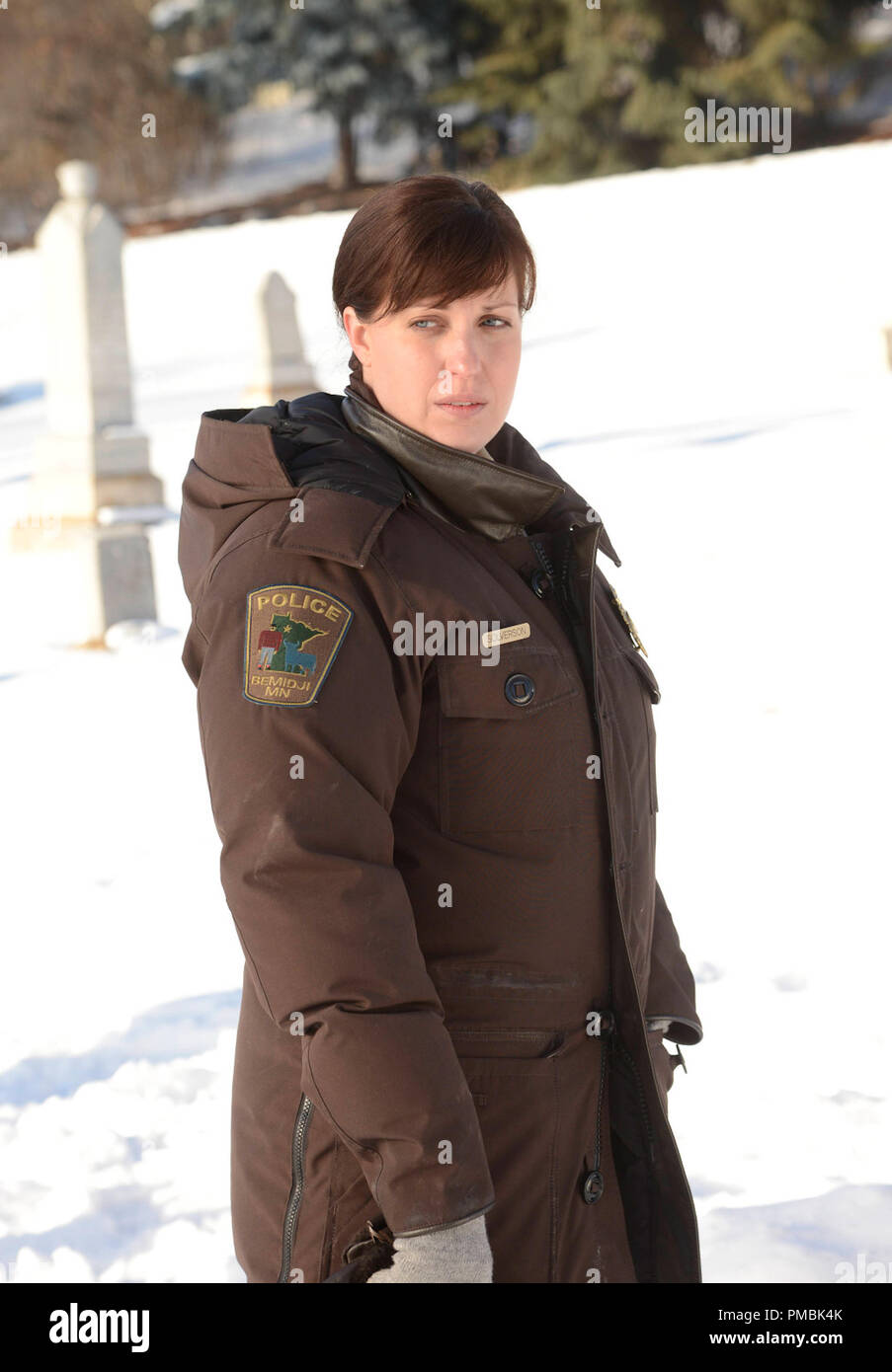 FARGO 'Il Gallo Prince' -- Episodio 102 -- Arie Martedì, 22 Aprile 10:00 pm e/p) -- Nella foto: Allison Tolman come Molly Solverson -- CR: Chris grandi/FX Foto Stock