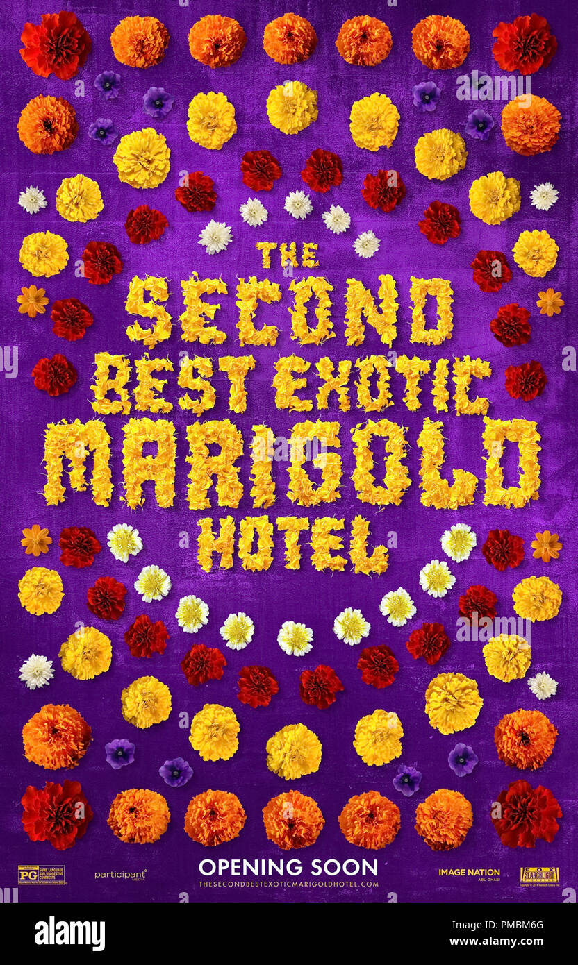 Il miglior esotici HOTEL MARIGOLD 2 (2014) Poster Foto Stock