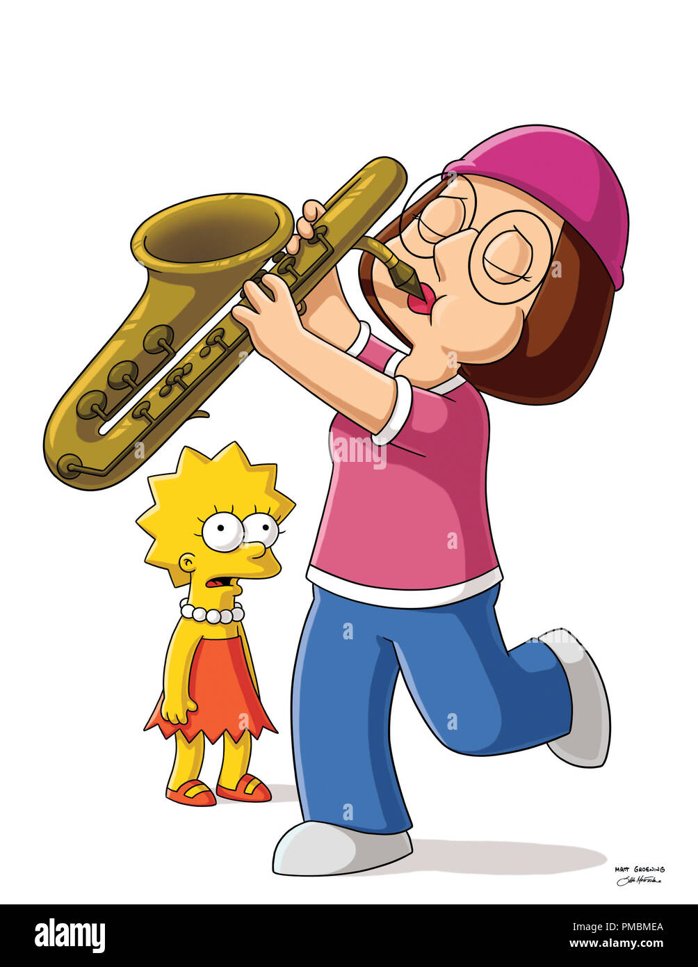 Lisa Simpson,Meg Griffin, "Family Guy Stagione 12 Foto Stock
