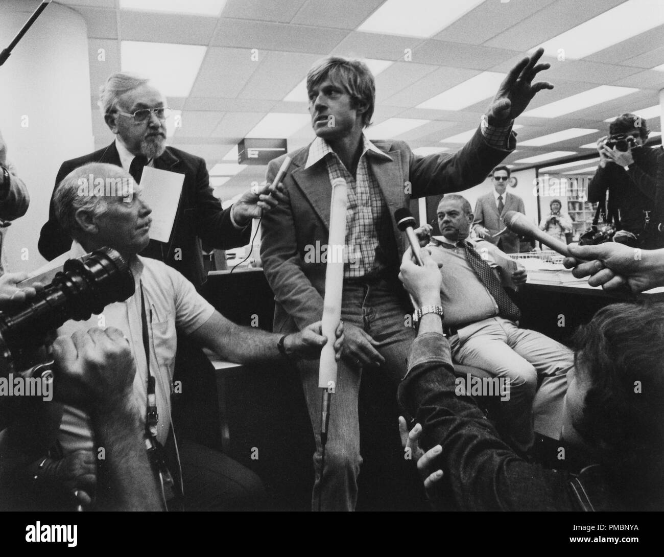 Robert Redford in " tutti gli uomini del Presidente", 1976 Warner Bros Riferimento al file # 32603 132THA Foto Stock