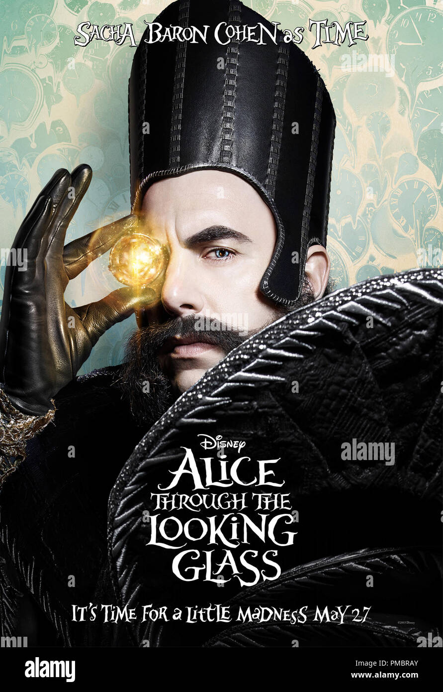 Alice attraverso lo specchio (2016) Poster Foto Stock