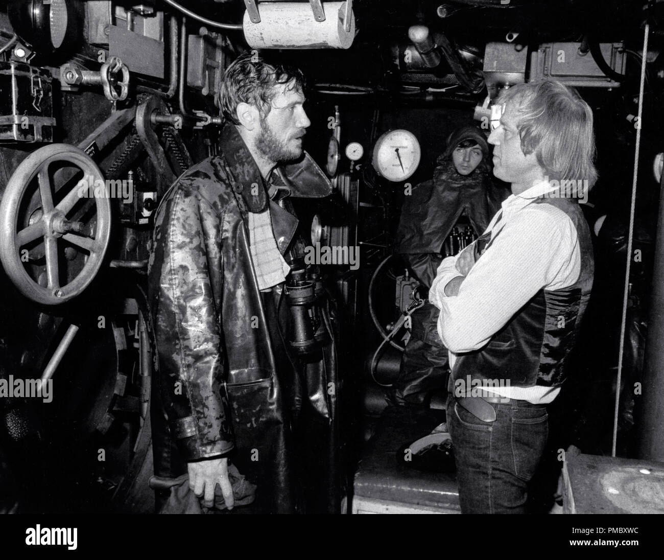 Direttore Wolfgang Petersen, Jurgen Prochnow, 'Dcome Boot' (1981) Bavaria Film / Trionfo Film di riferimento del file # 33300 124THA Foto Stock