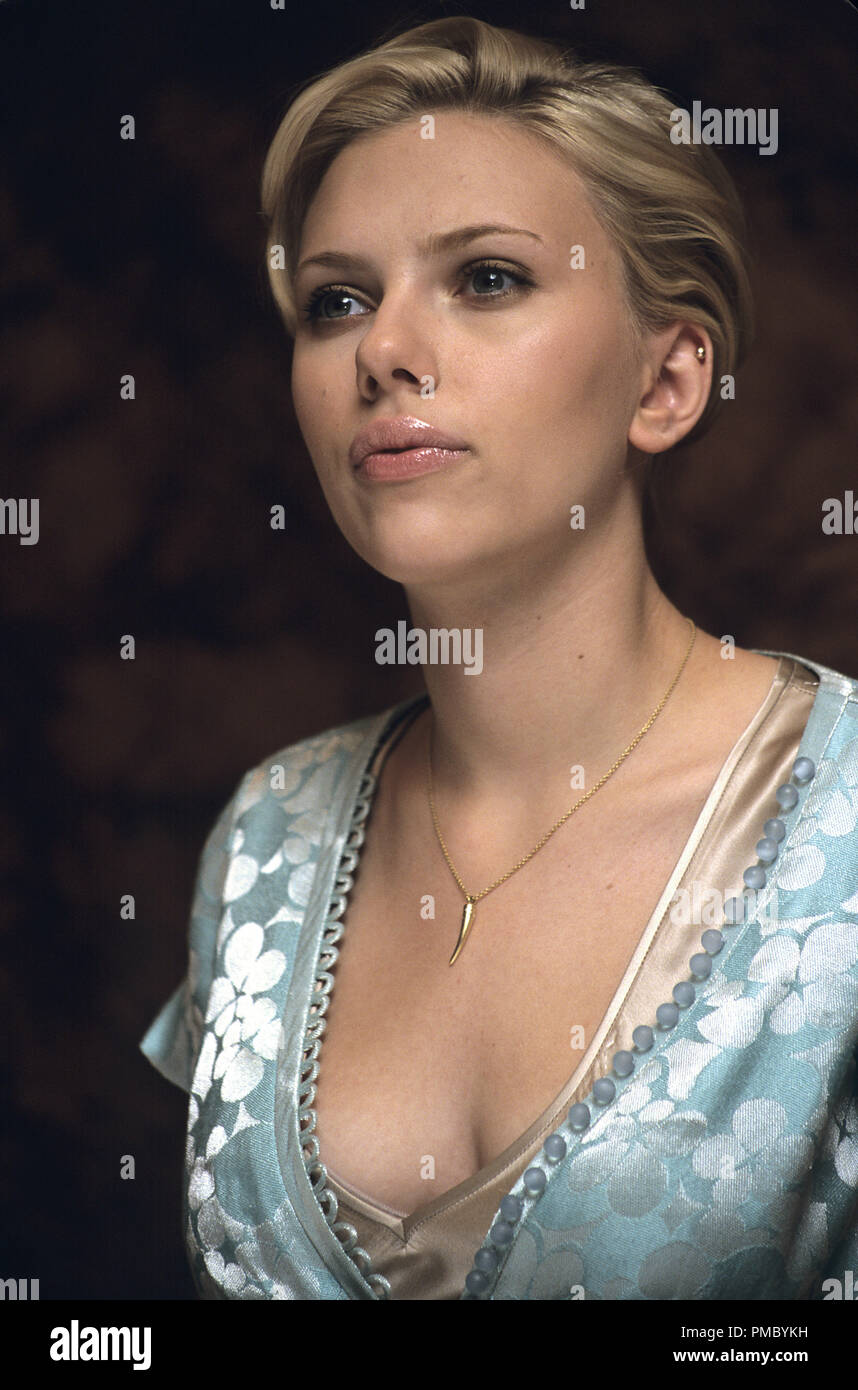 Conferenza stampa Ritratto di Scarlett Johansson circa 2004 © CCR Photo Library/Hollywood Archivio (Tutti i diritti riservati) Riferimento File # 33480 103THA Foto Stock