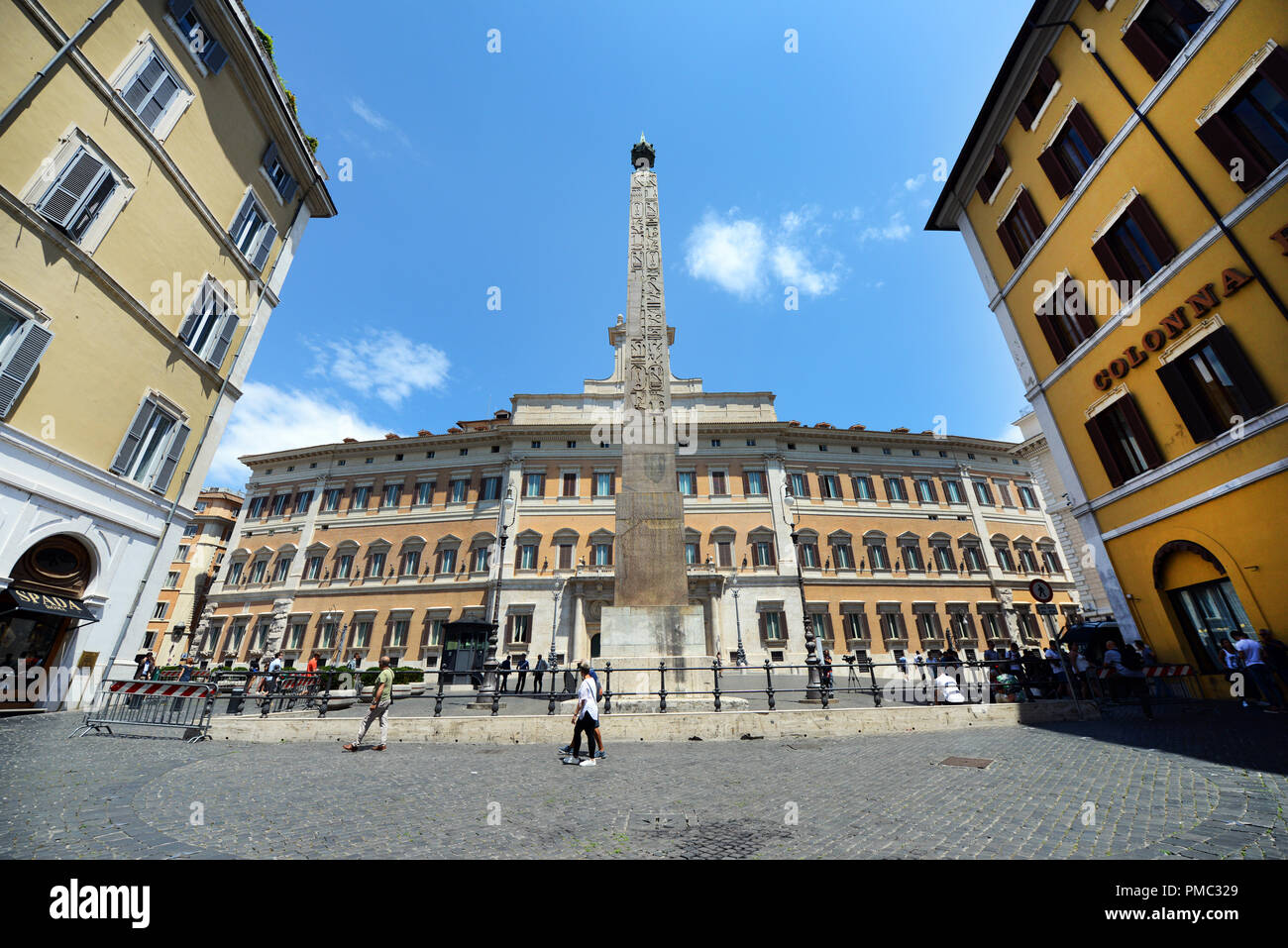 La Camera dei Deputati italiana nella Monteciitori Palace di Roma. Foto Stock