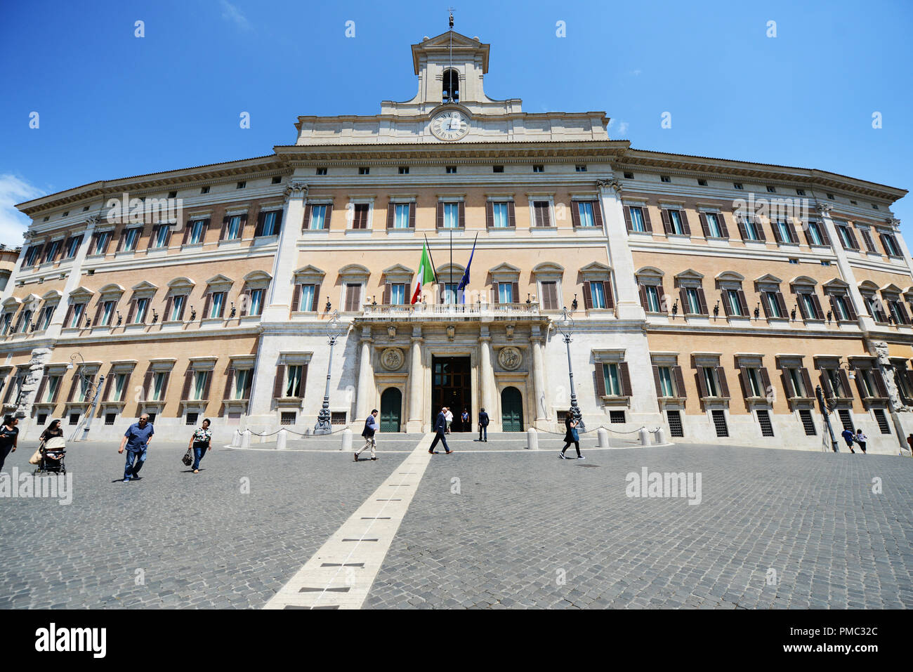 La Camera dei Deputati italiana nella Monteciitori Palace di Roma. Foto Stock