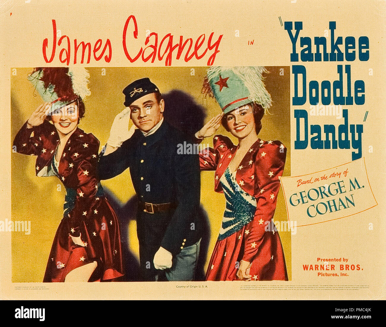James Cagney, Yankee Doodle Dandy (Warner Brothers, 1942). La lobby e file scheda di riferimento # 33595_819 THA Foto Stock