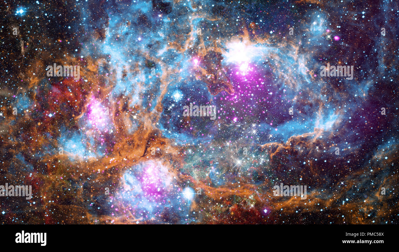 La nebulosa di riflessione il sito di formazione stellare. Gli elementi di questa immagine fornita dalla NASA. Foto Stock