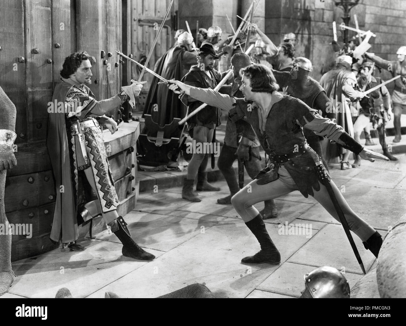 Errol Flynn, "Le avventure di Robin Hood" (1938) Warner Bros Riferimento al file # 33536 981THA per solo uso editoriale - Tutti i diritti riservati Foto Stock