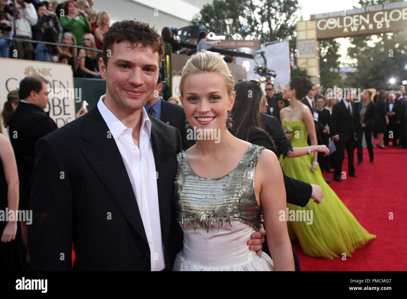 Gli arrivi al 'la 63rd Annuale di Golden Globe Awards' (arrivi) Ryan Phillippe, Reese Witherspoon 16-01-2006 Riferimento File # 1081 057PLX per solo uso editoriale - Foto Stock