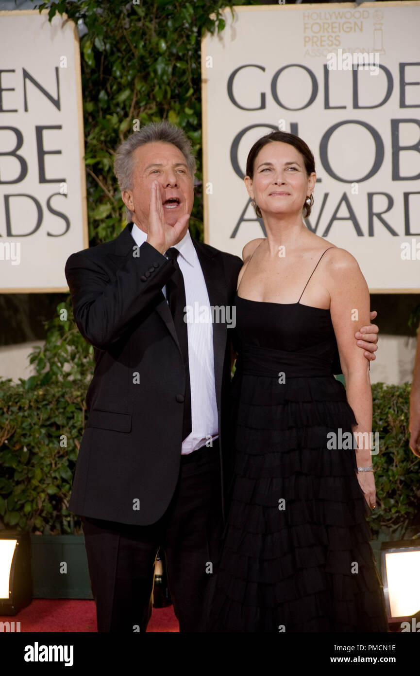 La Hollywood Foreign Press Association presenta 'il Golden Globe Awards - 66' annuale Dustin Hoffman, Lisa Gottsegen 1-11-2009 Foto Stock