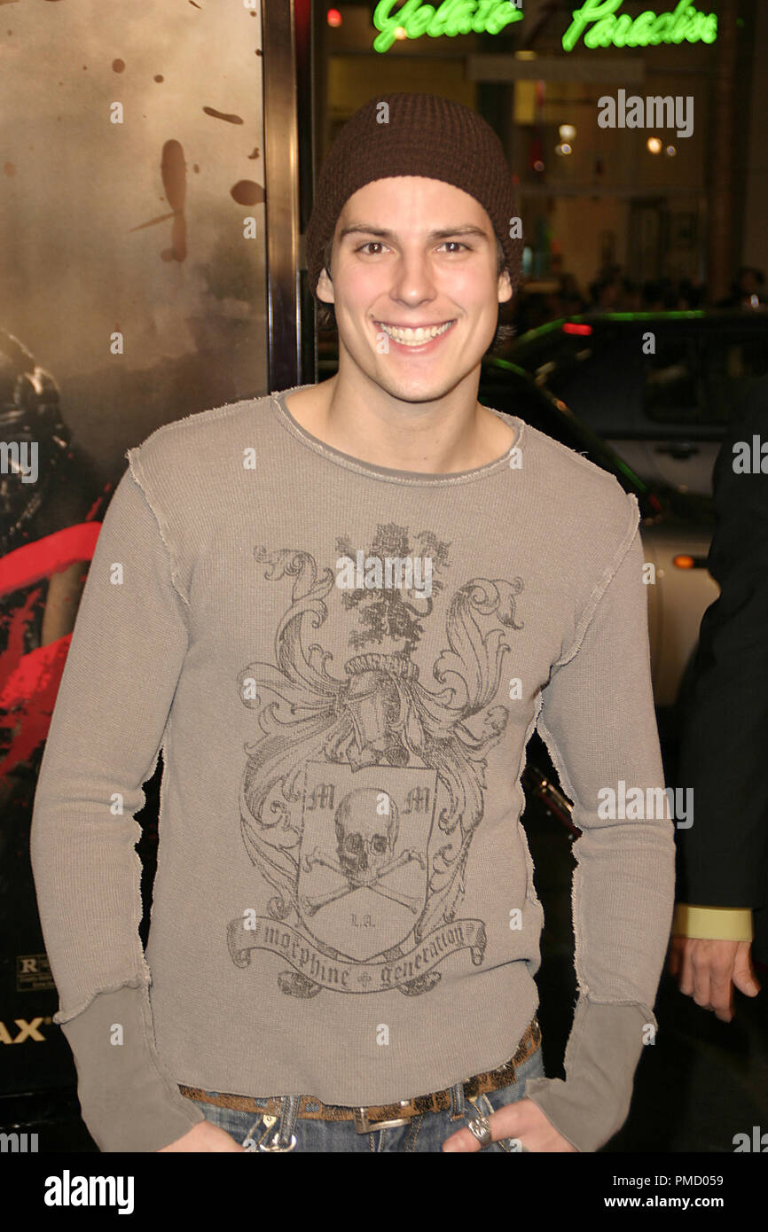 '300' (Premiere) Sean Faris 3-5-2007 / Grauman's Chinese Theater / Hollywood, CA / Warner Brothers / Foto di Giuseppe Martinez - Tutti i diritti riservati Riferimento File # 22951 0028PLX per solo uso editoriale - Foto Stock