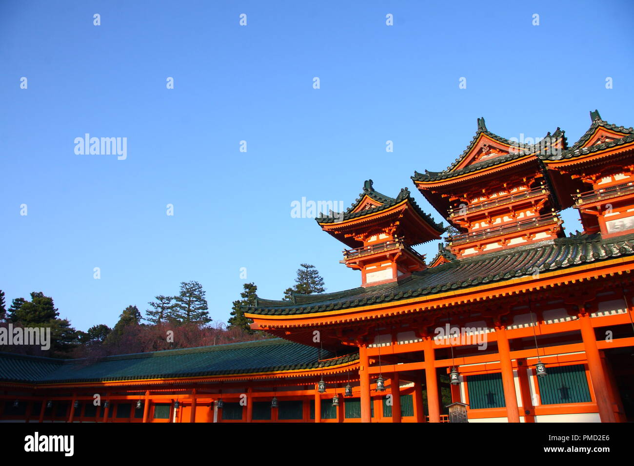 Di Heian jingu in Kyoto Foto Stock