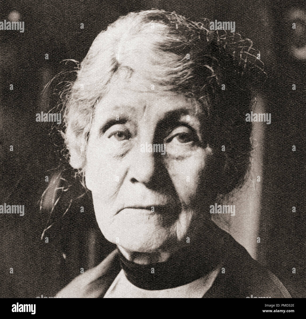Emmeline Pankhurst, née Goulden, 1858 - 1928. British attivista politico e leader del British movimento delle Suffragette. Da questi straordinari anni, pubblicato in 1938. Foto Stock