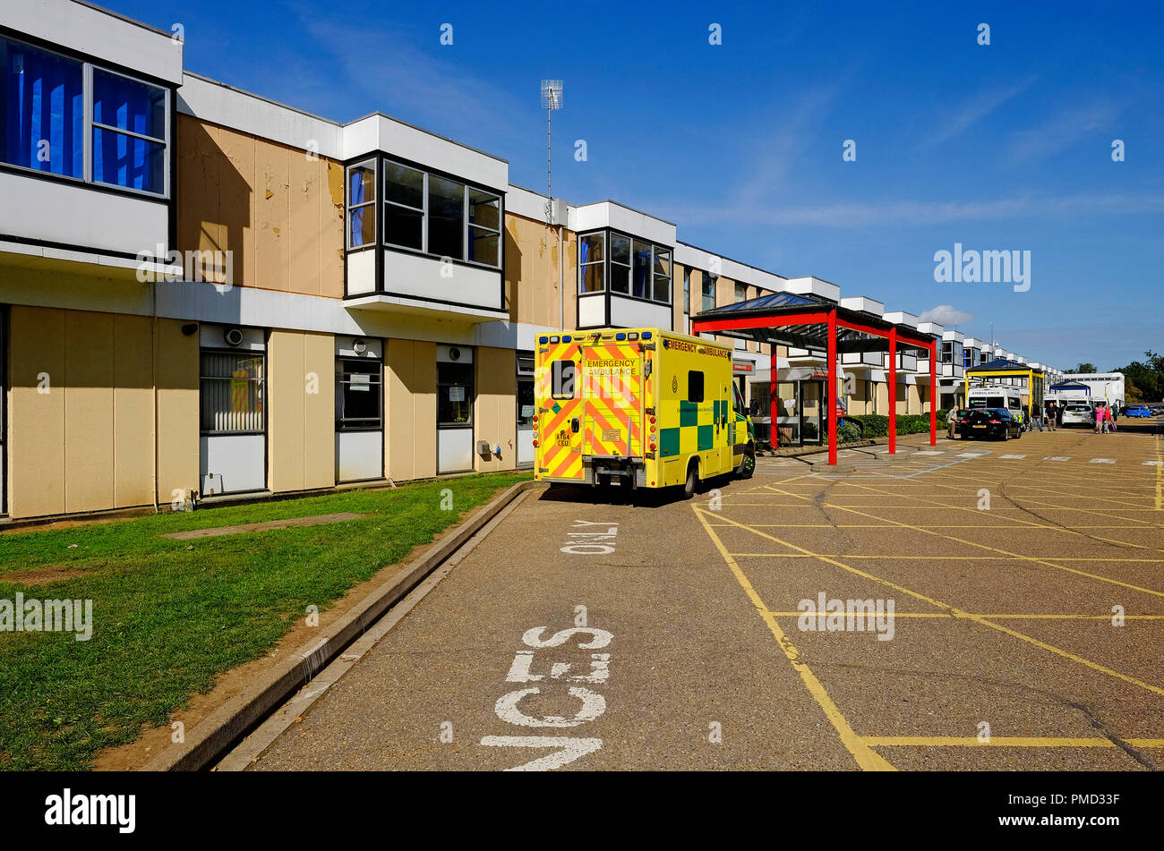 Queen Elizabeth Hospital, King's Lynn, west Norfolk, Inghilterra Foto Stock