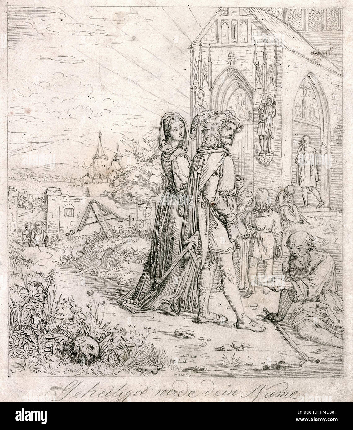 Fuhrich Giuseppe Ritter von - Das Gebet des Herrn 2 - Geheiligt Werde Dein Name Foto Stock