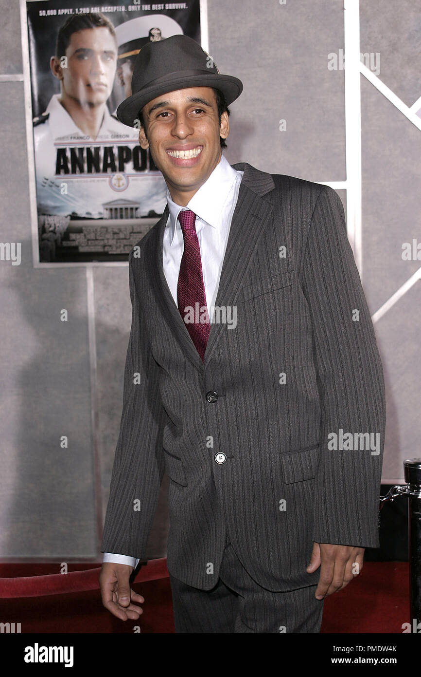 "Annapolis' (Premiere) Wilmer Calderon 23-01-2006 / El Capitan theater / Hollywood, CA / Touchstone Pictures / Foto di Giuseppe Martinez / PictureLux Riferimento File # 22610 0004-picturelux per solo uso editoriale - Tutti i diritti riservati Foto Stock