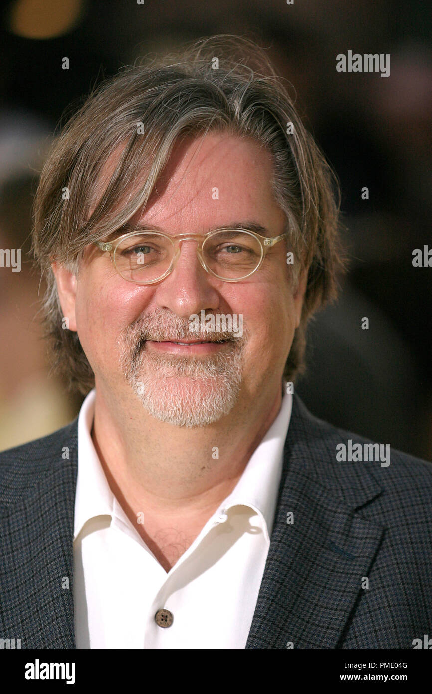 'The Simpsons Movie" (Premiere) Matt Groening 7-24-2007 / Mann Bruin e Mann Village Theatre / Westwood, CA / XX Century Fox / Foto di Giuseppe Martinez Riferimento File # 23133 0090JM per solo uso editoriale - Foto Stock