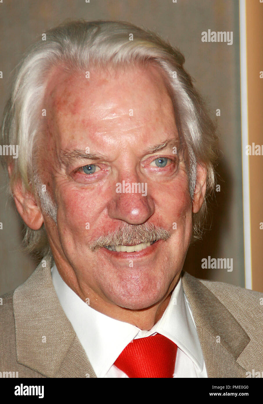 "Popolo feroce" (Premiere) Donald Sutherland 8-29-2007 / Pacific Design Center / West Hollywood, CA / Lions Gate film / foto di Giuseppe Martinez Riferimento File # 23166 0009PLX per solo uso editoriale - Tutti i diritti riservati Foto Stock