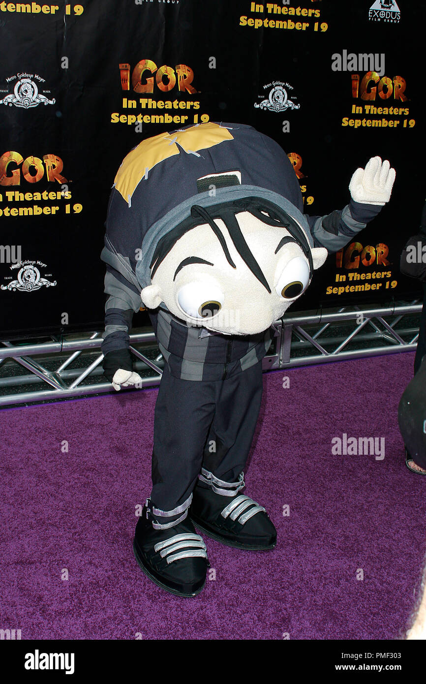 "Igor' Premiere Igor 9-13-2008 / Grauman's Chinese Theater / Hollywood, CA / MGM / Foto di Giuseppe Martinez Riferimento File # 23603 0056PLX per solo uso editoriale - Tutti i diritti riservati Foto Stock