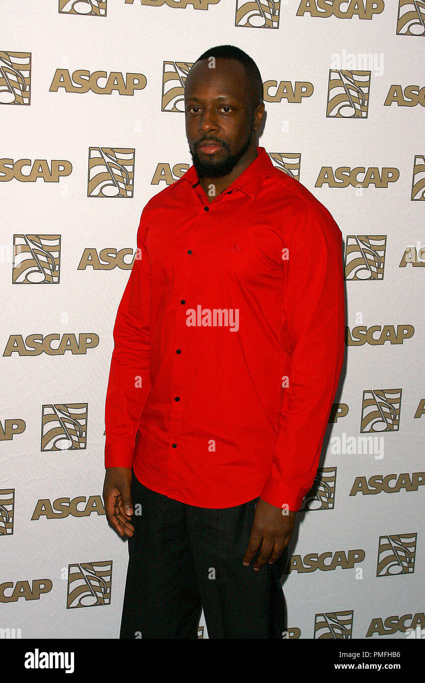 Wyclef Jean alla XXVI edizione ASCAP Pop Music Awards - Gli arrivi presso il Renaissance Hollywood Hotel in Hollywood, CA, 22 aprile 2009. Foto di Picturelux Riferimento File # 30013 0002PLX per solo uso editoriale - Tutti i diritti riservati Foto Stock