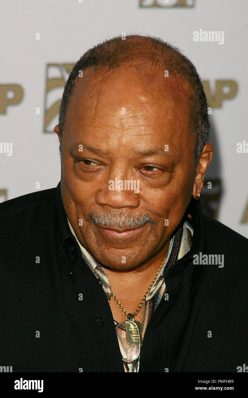 Quincy Jones al XXVI edizione ASCAP Pop Music Awards - Gli arrivi presso il Renaissance Hollywood Hotel in Hollywood, CA, 22 aprile 2009. Foto di Picturelux Riferimento File # 30013 0005PLX per solo uso editoriale - Tutti i diritti riservati Foto Stock