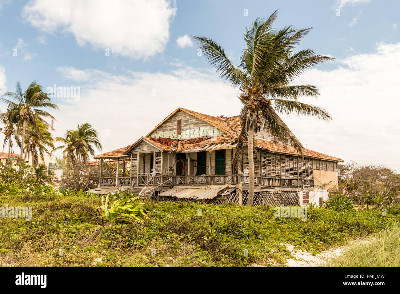 Una vista tipica a Varadero in Cuba Foto Stock