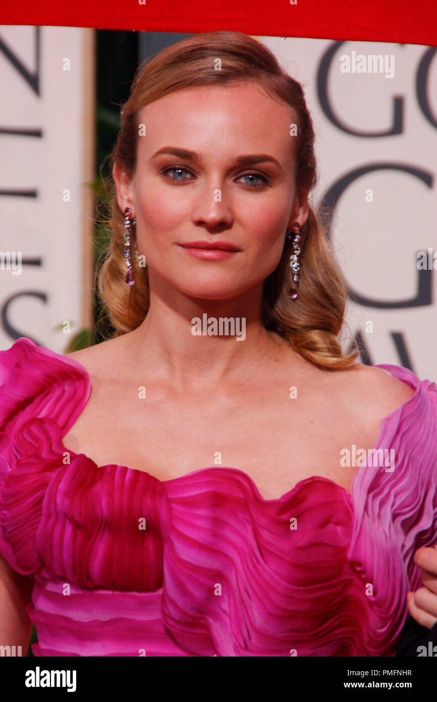 Diane Kruger a 'sessantasettesima Annuale di Golden Globe Awards - Gli arrivi" tenutasi presso il Beverly Hilton Hotel di Beverly Hills, CA domenica 17 gennaio, 2010. Foto di Picturelux Foto Stock