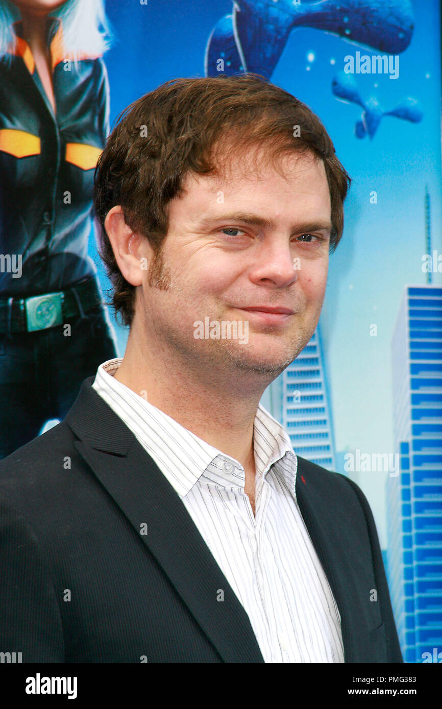 Rainn Wilson presso il Los Angeles Premiere di Dreamworks Animation 'Monsters VS. Alieni' anfiteatro di Gibson in città universale, CA, Marzo 22, 2009. Foto di PictureLux Riferimento File # 30004 0013PLX per solo uso editoriale - Tutti i diritti riservati Foto Stock