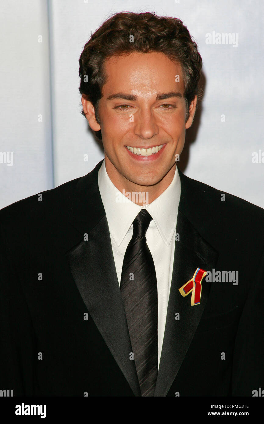 Zachary Levi a 'sessantasettesima Annuale di Golden Globe Awards - Press Room" tenutasi presso il Beverly Hilton Hotel di Beverly Hills, CA domenica 17 gennaio, 2010. Foto di Picturelux Foto Stock