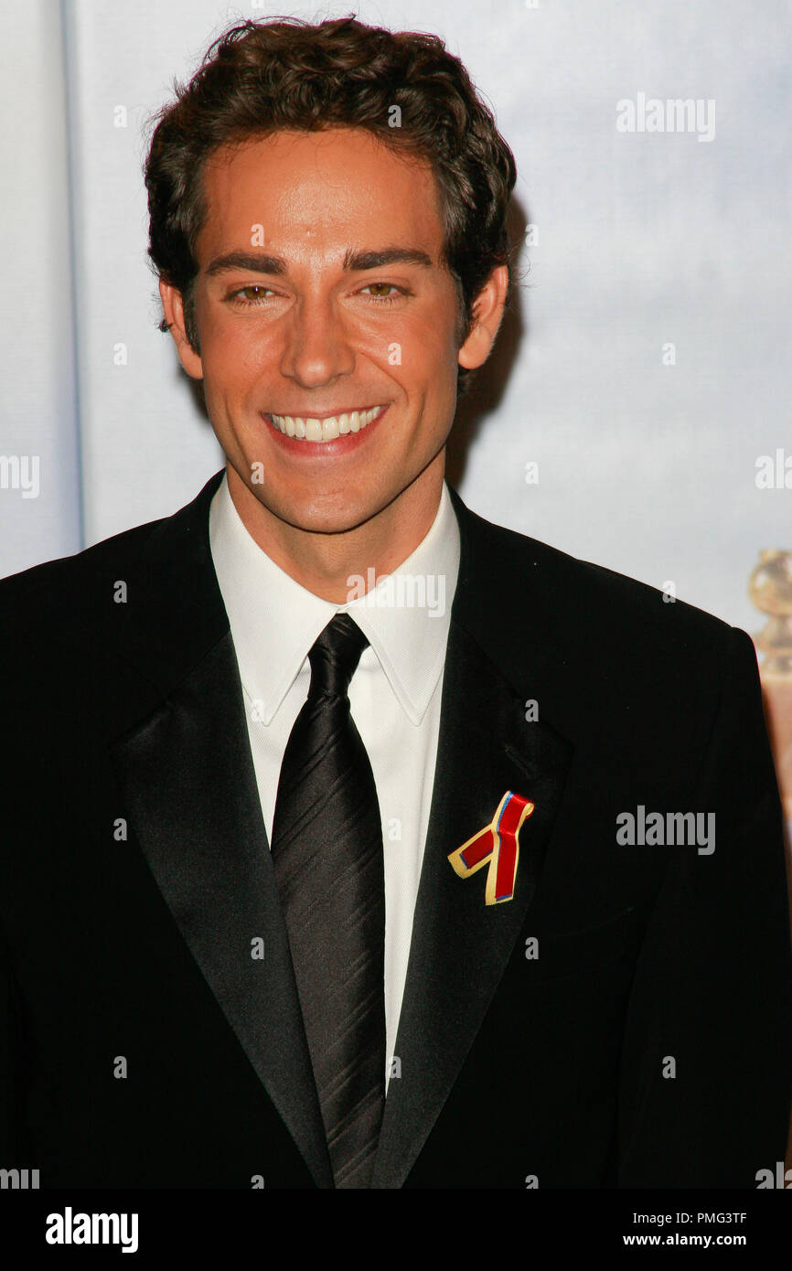 Zachary Levi a 'sessantasettesima Annuale di Golden Globe Awards - Press Room" tenutasi presso il Beverly Hilton Hotel di Beverly Hills, CA domenica 17 gennaio, 2010. Foto di Picturelux Foto Stock