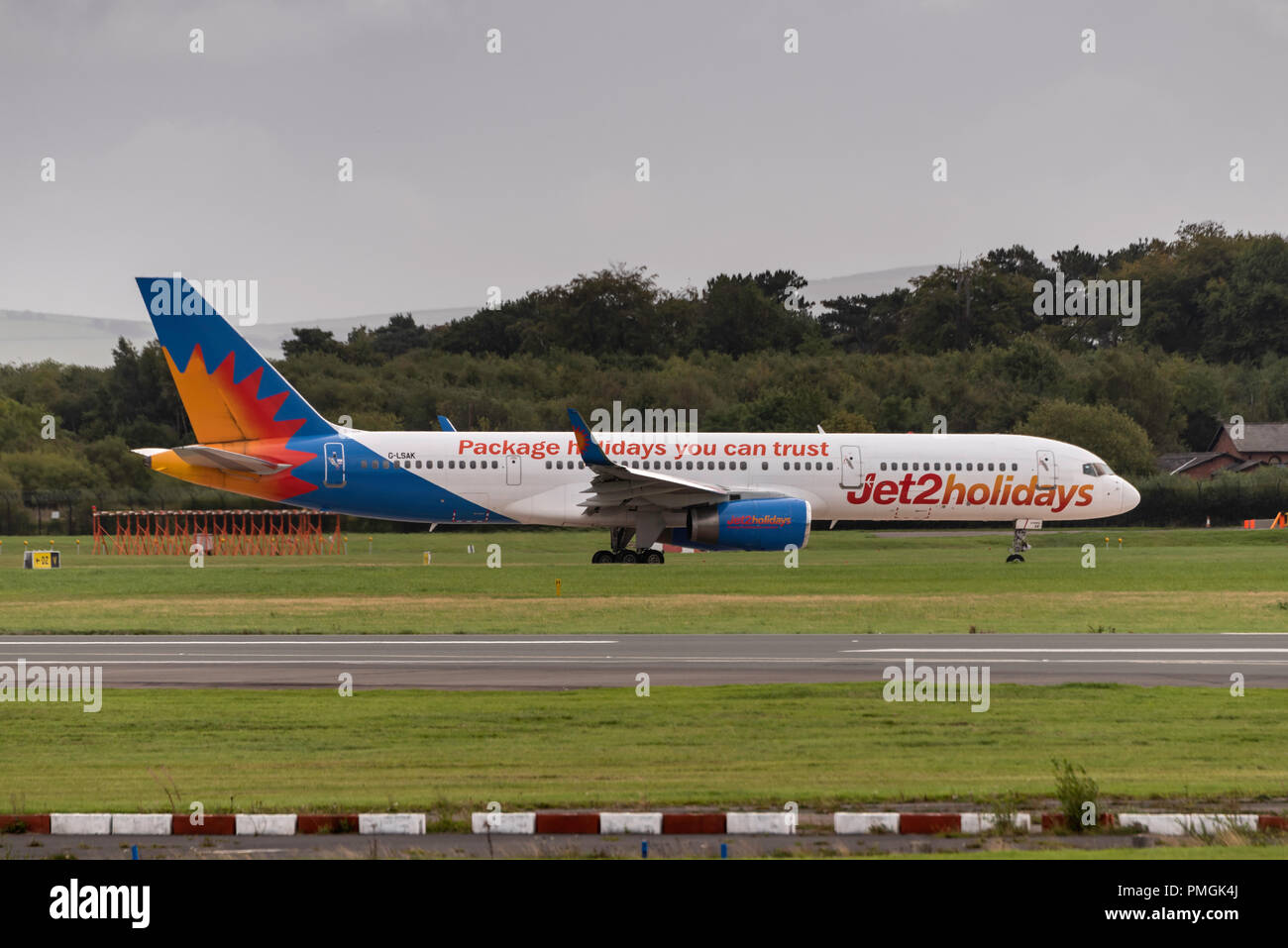 Aeroporto di Manchester Foto Stock