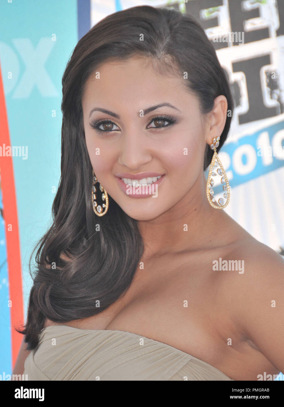 Francia Raisa al 2010 Teen Choice Awards - Gli arrivi presso Amphitheatre di Gibson in città universale, CA. La manifestazione si è svolta domenica 8 agosto 2010. Foto di PRPP Pacific Rim Photo Press. Riferimento al file # 30399 020PRPP per solo uso editoriale - Tutti i diritti riservati Foto Stock