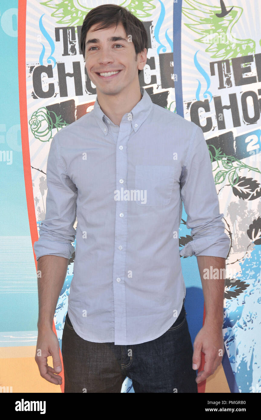 Justin Long al 2010 Teen Choice Awards - Gli arrivi presso Amphitheatre di Gibson in città universale, CA. La manifestazione si è svolta domenica 8 agosto 2010. Foto di PRPP Pacific Rim Photo Press. Riferimento al file # 30399 029PRPP per solo uso editoriale - Tutti i diritti riservati Foto Stock