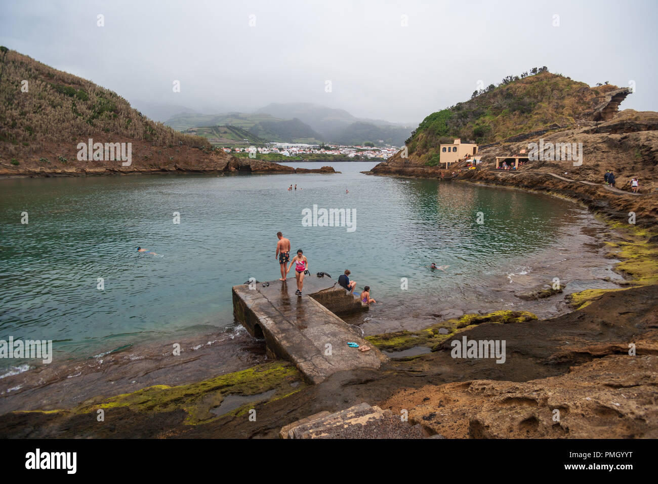 Isolotto di Vila Franca do Campo Sao Miguel Azzorre Foto Stock