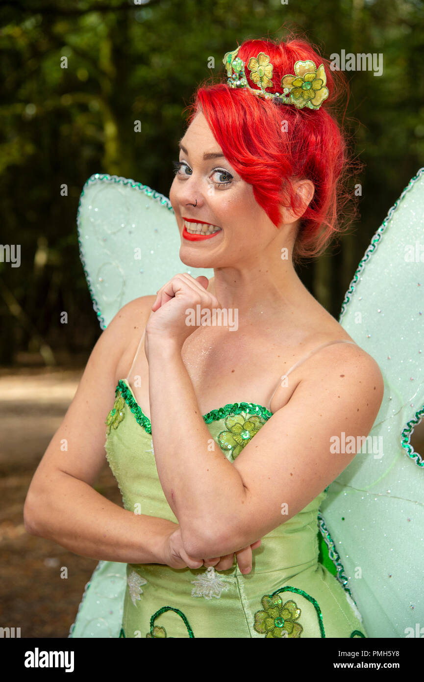 Wendover boschi, UK. 18 settembre 2018. Peter Pan Pantomime premere avviare Credito: Gary Mitchell, GMP Media/Alamy Live News Foto Stock