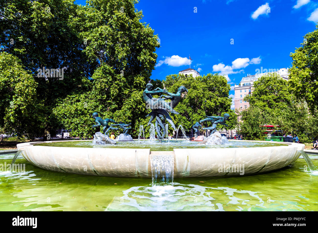 La gioia della vita Fontana (1963) da T. B. Huxley-Jones in Hyde Park, London, Regno Unito Foto Stock