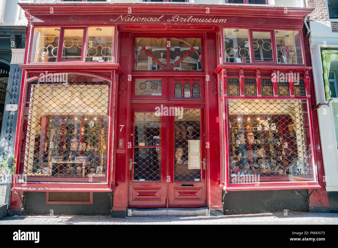 Amsterdam, Lug 22: vista esterna del Nationaal Brilmuseum il Lug 22, 2017 a Amsterdam, Paesi Bassi Foto Stock