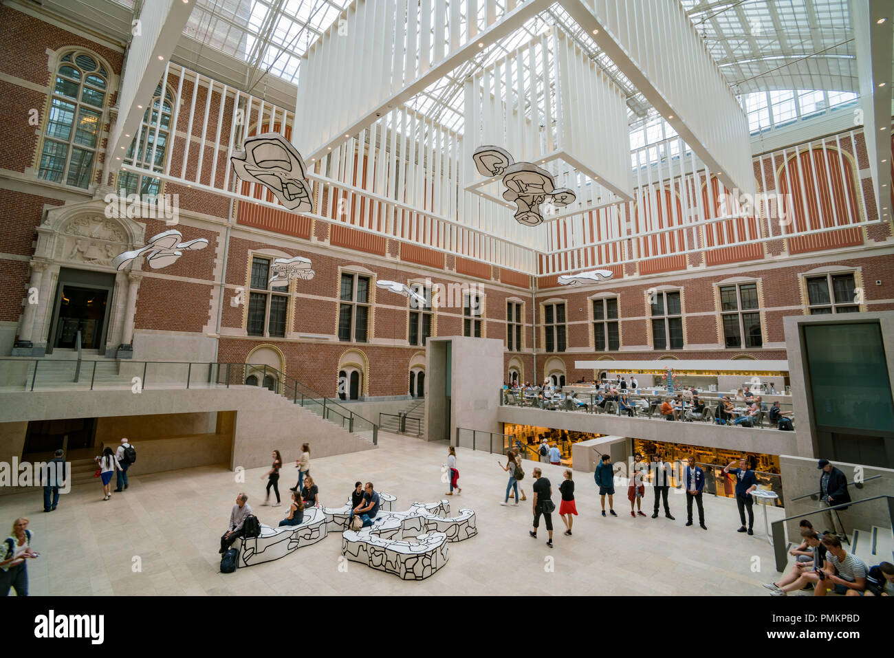 Amsterdam, Lug 22: vista dell'interno del Museo Rijks museum il Lug 22, 2017 a Amsterdam, Paesi Bassi Foto Stock