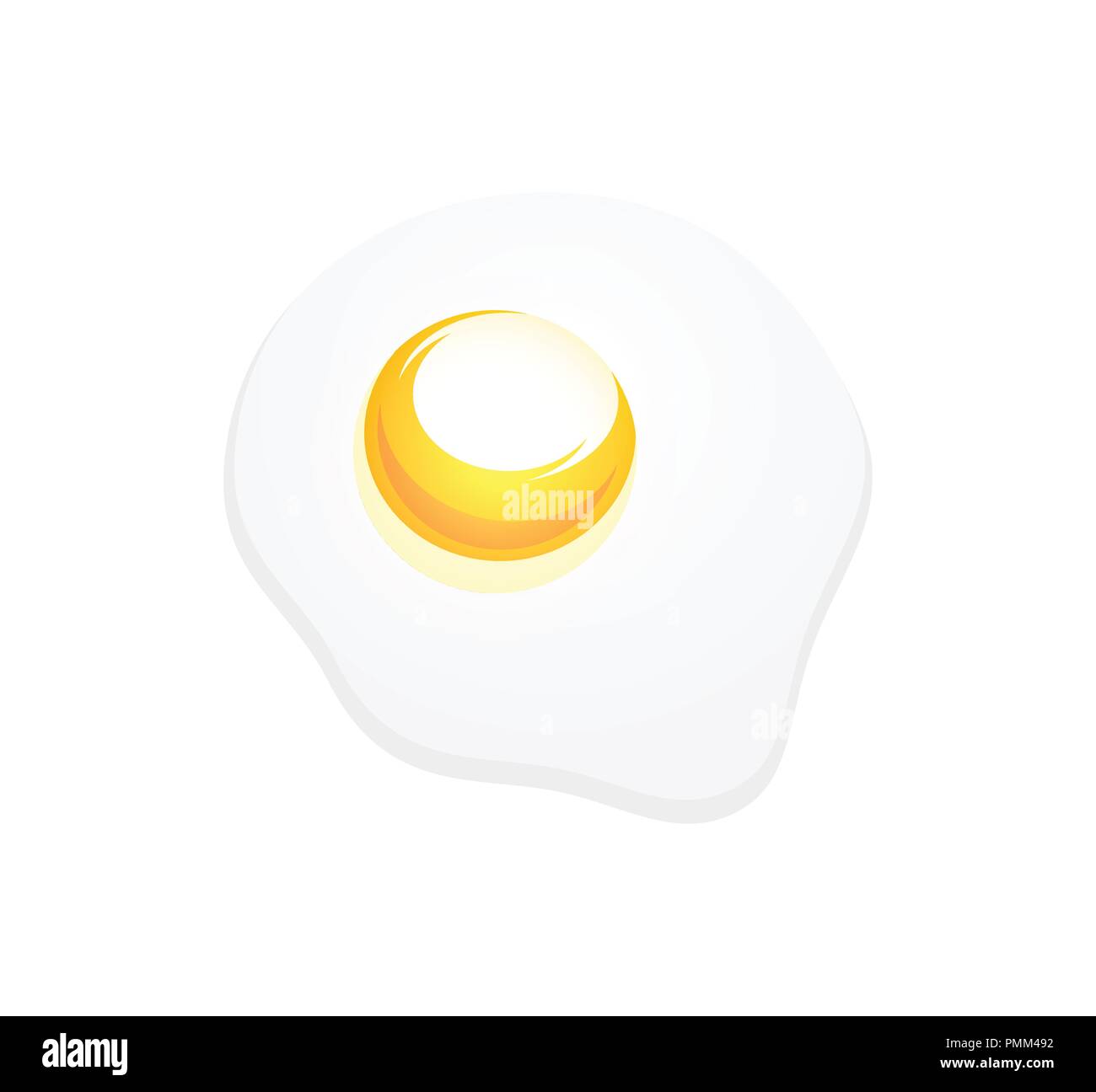 Icona del vettore di frittata. Clipart vettoriali per la decorazione di cucina e ristorante Project, EPS 10 illustrazione. Illustrazione Vettoriale