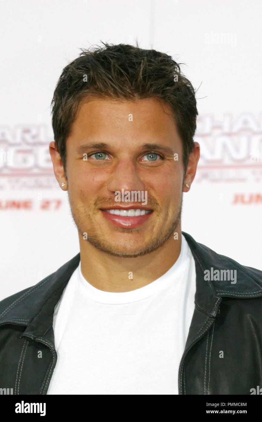 Nick Lachey 18/06/2003 'Charlie's Angels: Full Throttle' @ il Teatro Cinese di Mann, Hollywood Foto di Kazumi Nakamoto HNW // PictureLux Riferimento File # 31252 015HNW per solo uso editoriale - Tutti i diritti riservati Foto Stock