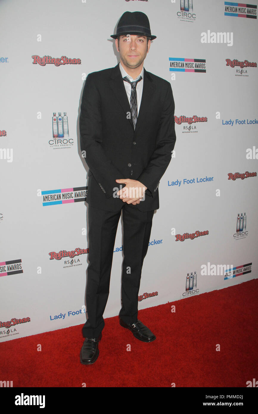 Zachary Levi 11/21/2011 Rolling Stone di seconda annuale degli American Music Awards dopo-partito svoltasi a RSLA Restaurant & Lounge in Hollywood, CA Foto di Manae Nishiyama / HollywoodNewsWire.net/ PictureLux Foto Stock