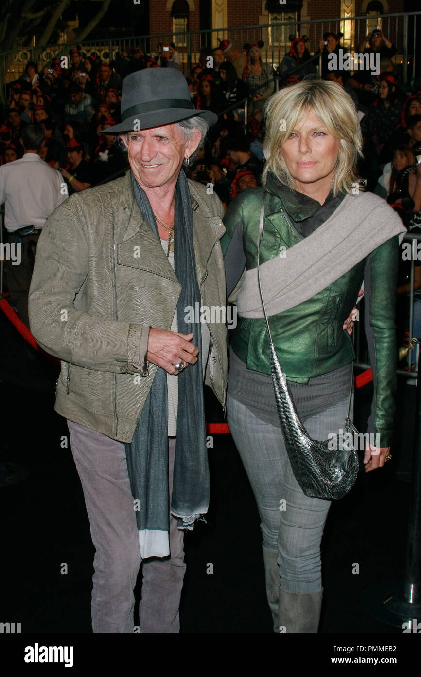 Keith Richards alla Premiere mondiale di Walt Disney Pictures' 'Pirati dei Caraibi: il forestiero maree'. Gli arrivi presso il Disneyland di Anaheim, CA, 7 maggio 2011. Foto di Joe Martinez / PictureLux Foto Stock