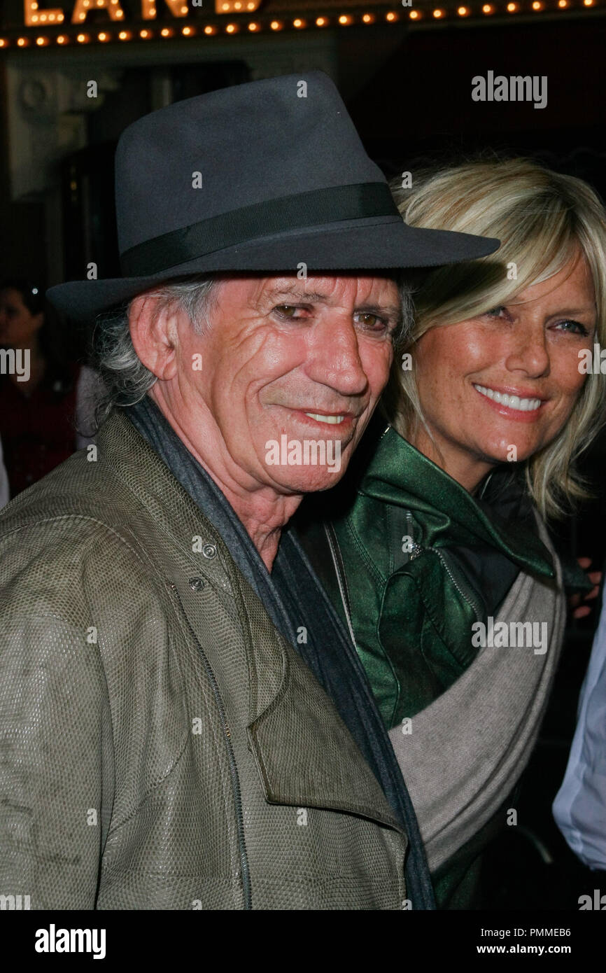 Keith Richards alla Premiere mondiale di Walt Disney Pictures' 'Pirati dei Caraibi: il forestiero maree'. Gli arrivi presso il Disneyland di Anaheim, CA, 7 maggio 2011. Foto di Joe Martinez / PictureLux Foto Stock