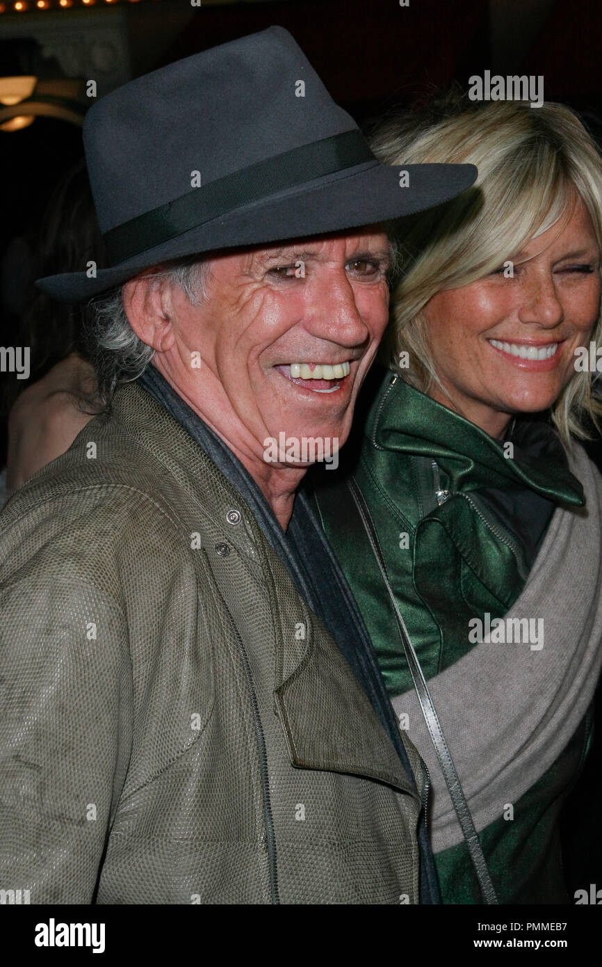 Keith Richards alla Premiere mondiale di Walt Disney Pictures' 'Pirati dei Caraibi: il forestiero maree'. Gli arrivi presso il Disneyland di Anaheim, CA, 7 maggio 2011. Foto di Joe Martinez / PictureLux Foto Stock