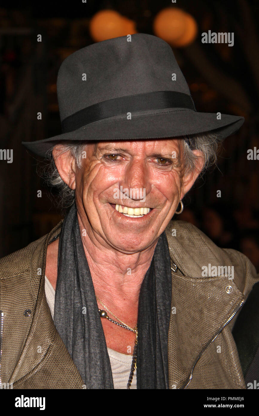 Keith Richards 05/07/2011 "Pirati dei Caraibi: il forestiero maree' Premiere @ Disneyland, Anaheim Foto di Megumi Torii/ www.HollywoodNewsWire.net/ PictureLux Foto Stock