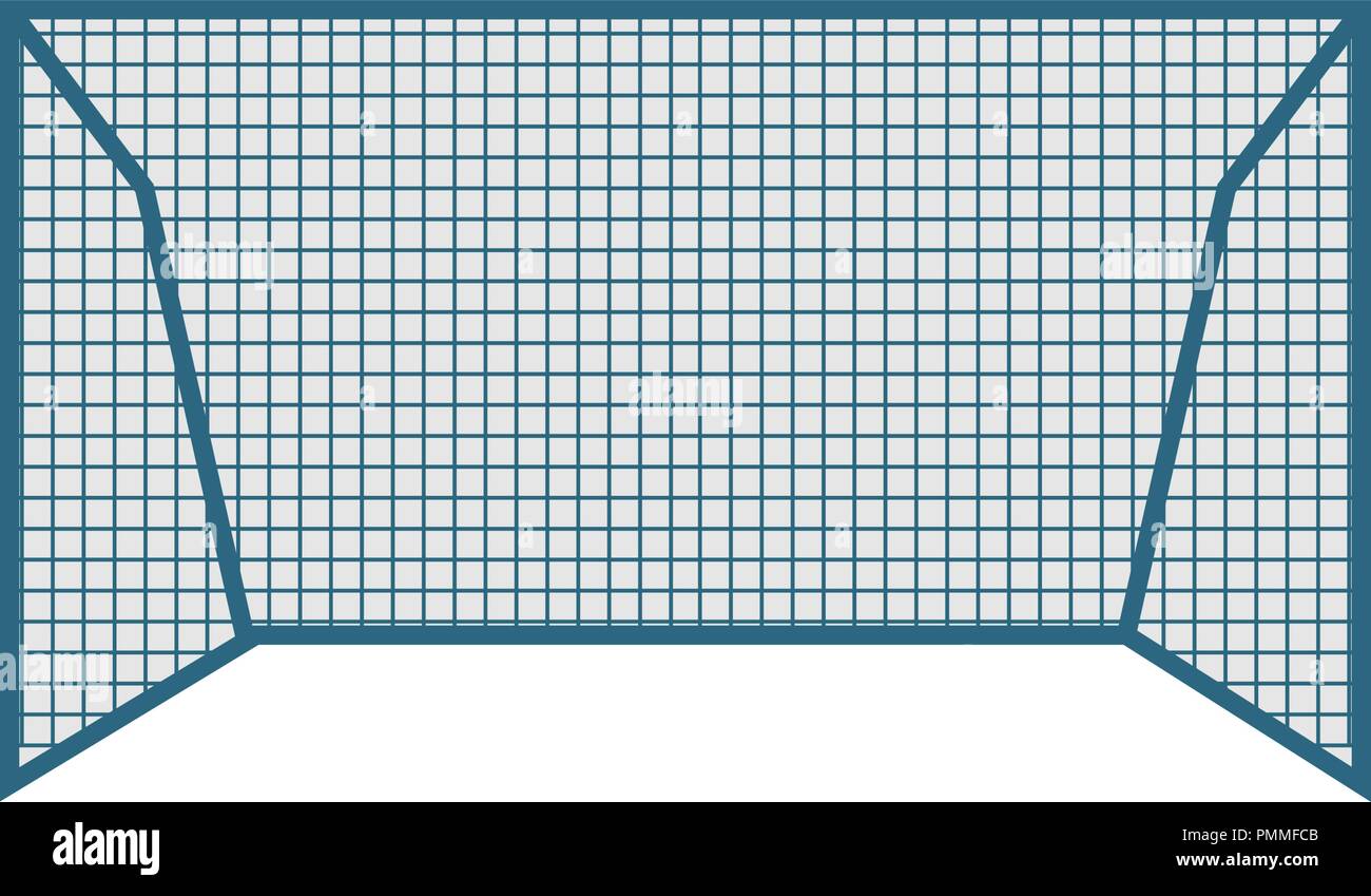 Obiettivo post icona - una linea semplice arte del traguardo post icona vettore per il web Illustrazione Vettoriale